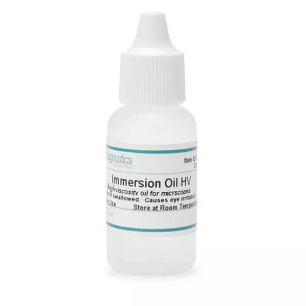 0.5oz High Viscosity Immersion Oil 0.5oz ,6 / pk