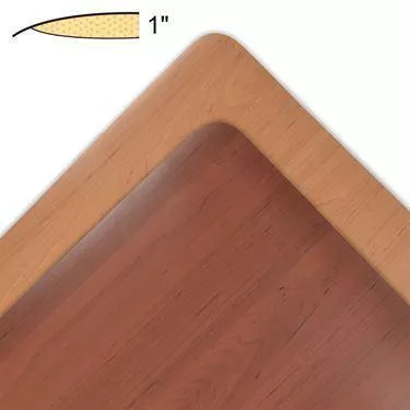 1 Inch Sof-Tyle Woodgrain Mats 2' x 3' • Cherry ,1 Each