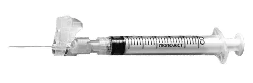 1 mL Syringes with Safety Needle by Magellan