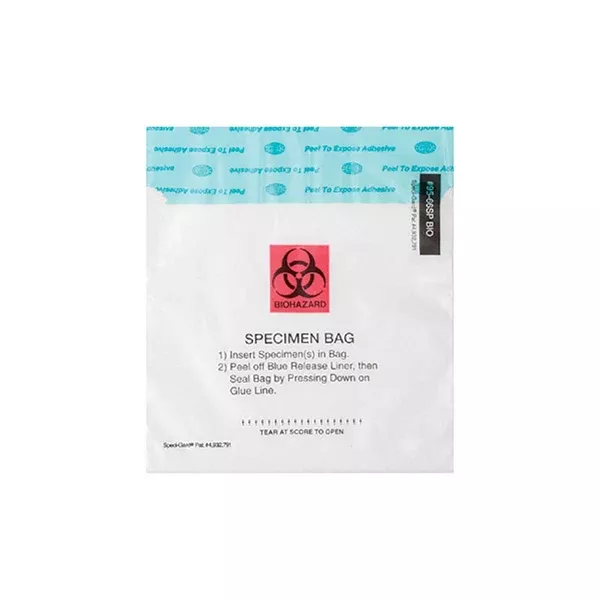 10"W x 10"H Adhesive Closure Specimen Bags 10"W x 10"H ,1000 / pk