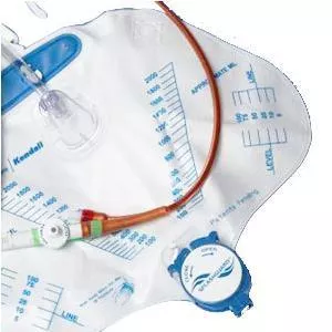 100% Silicone 2-Way Closed Foley Catheter Tray 16 Fr 5 cc