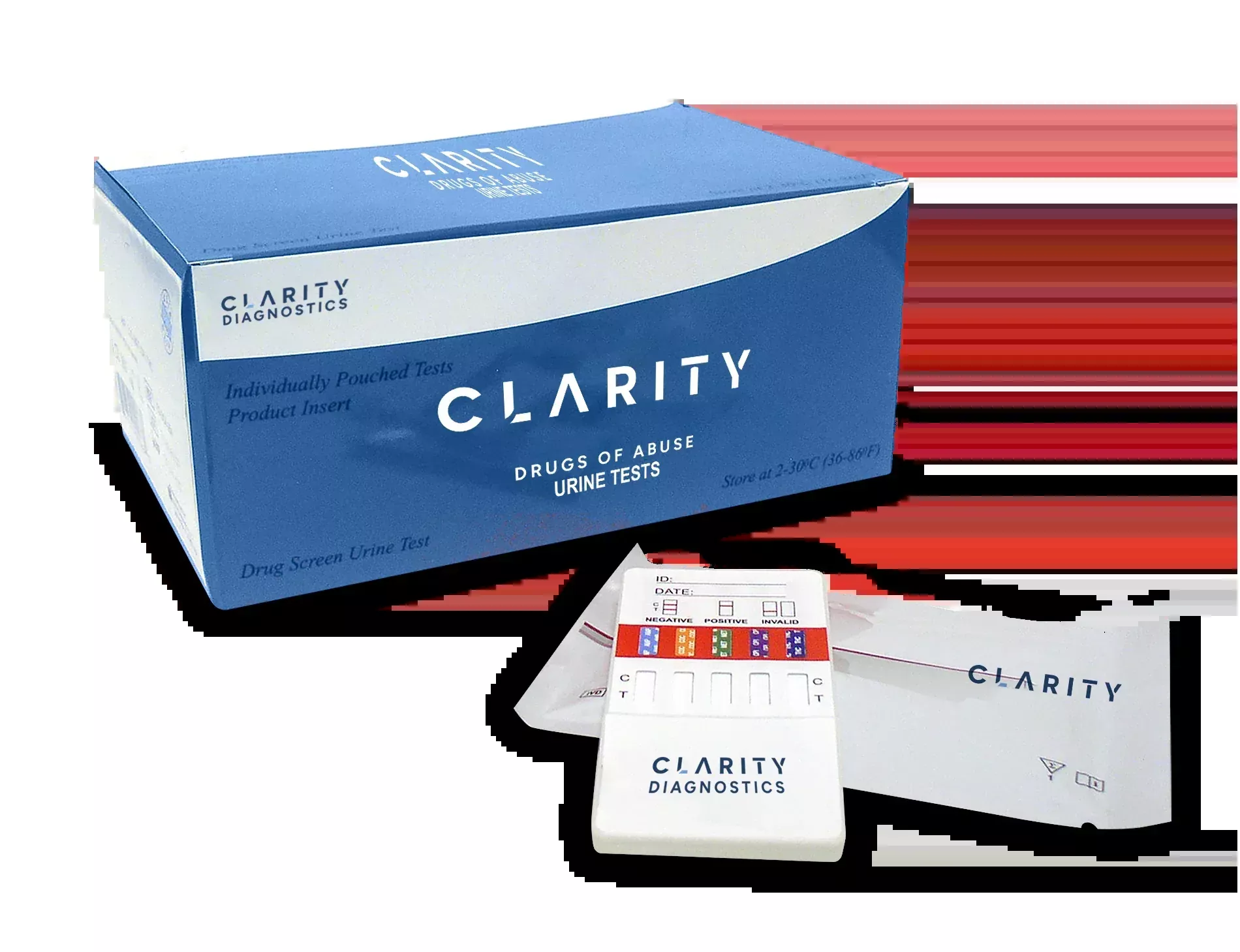 12 Panel Dip Card Drug Test, Box of 25