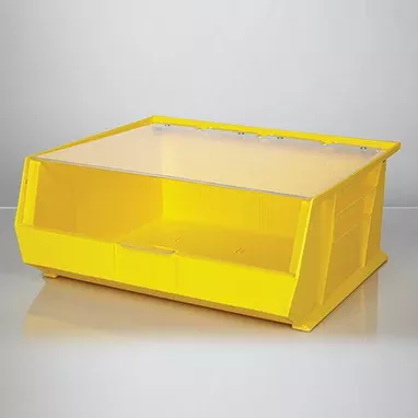 1420 Super Tough Bin with Clear Lid, 16.5x7x15