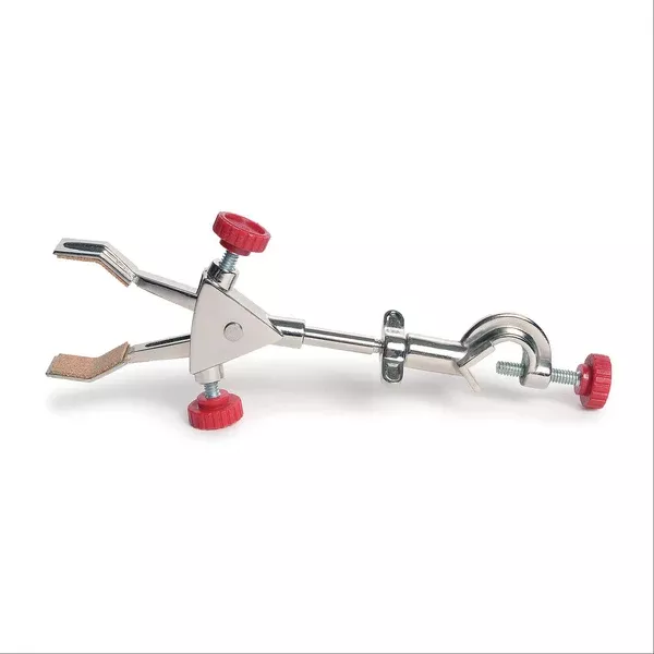 2 Prong Burette Clamp Boss Head Grip Cork Grips • 60°C Max Use Temperature ,1 Each