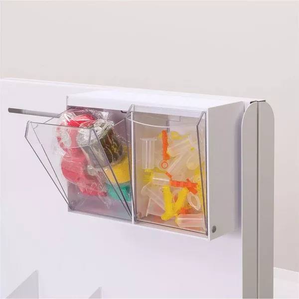 2-Unit Tilt Bin Module for Phlebotomy Station 2-Section Tilt Bin Module ,1 Each