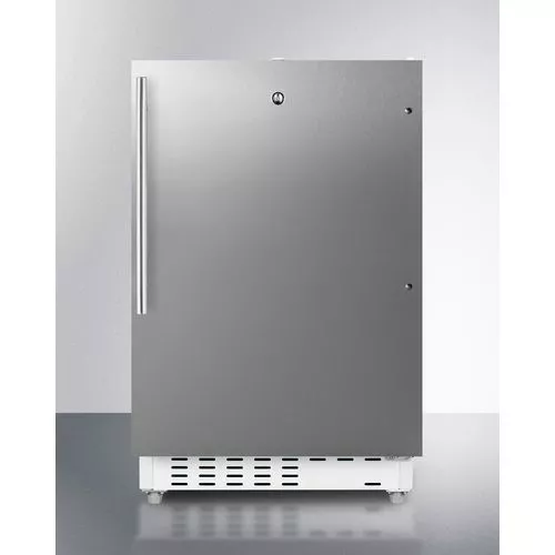 21" Wide Built-in Refrigerator-Freezer,ADA CompliantDoor Swing RHD , Stainless SteelSummit ALRF48SSHV