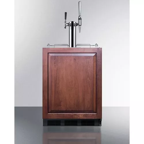 24" Wide Built-In Coffee Kegerator, ADA Compliant (Panel Not Included)Door Swing RHD , Panel ReadySummit SBC58BLBIADAIFCMTWIN
