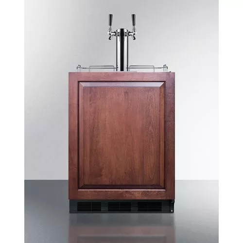24" Wide Built-In Cold Brew Coffee Kegerator, ADA Compliant (Panel Not Included)Door Swing RHD , Panel ReadySummit SBC58BLBIADAIFCFTWIN