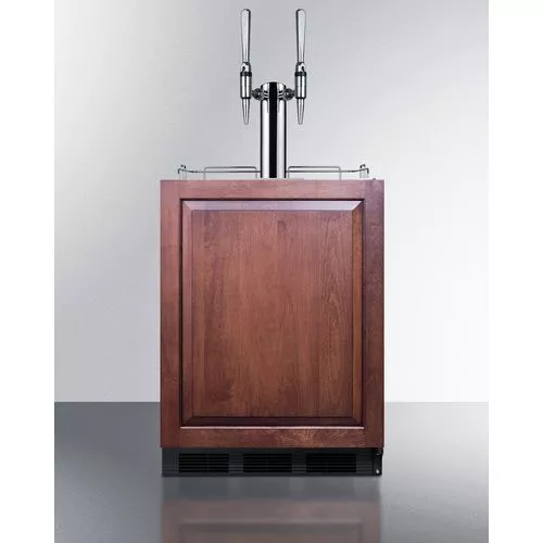 24" Wide Built-In Nitro Coffee Kegerator,ADA Compliant (Panel Not Included)Door Swing RHD , Panel ReadySummit SBC58BLBIADAIFNCFTWIN