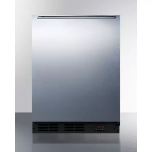 24" Wide Built-In Pub CellarADA CompliantDoor Swing RHD , Stainless SteelSummit FF63BKBIDTPUBSSHHADA