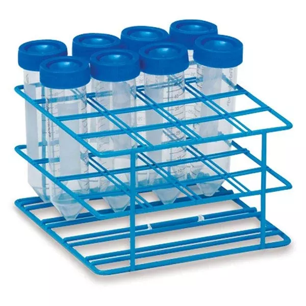 30mm Medium Epoxy-Coated Wire Rack Medium • Holds 16 tubes • 6"W x 6"L x 3.5"H ,1 Each