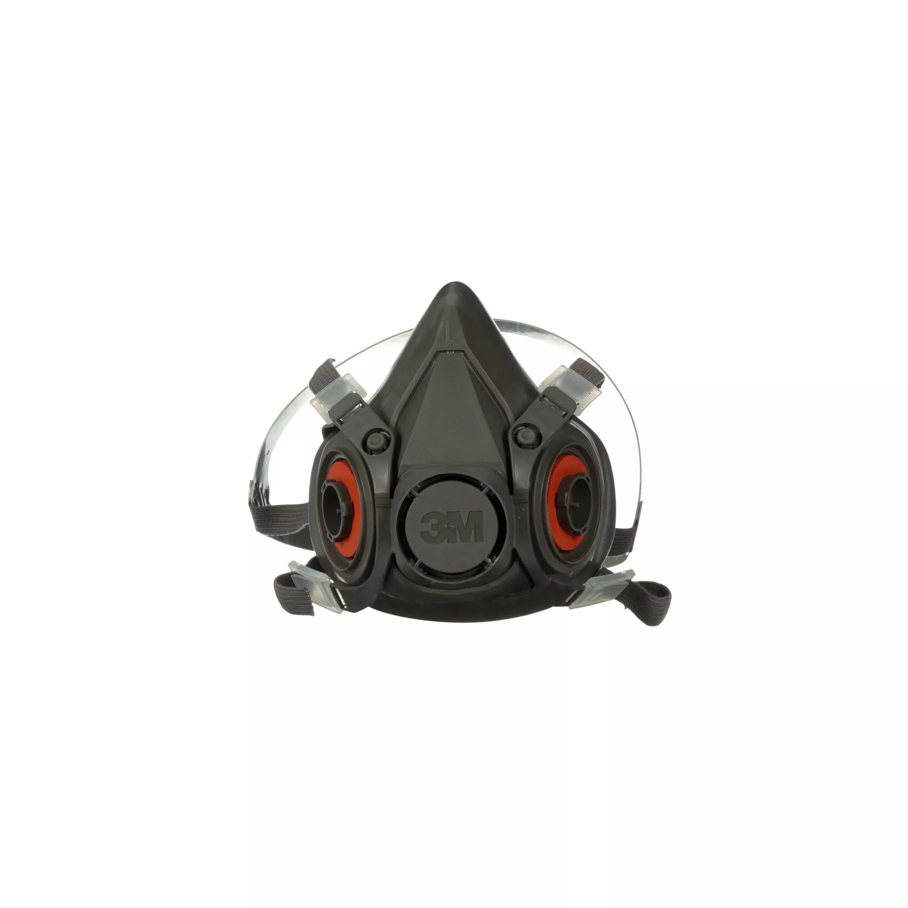 3M™ 6000 Reusable Respirator Industrial Half Face 4 Point Adjustable Head Strap Large Gray