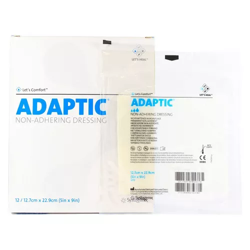 3M Adaptic Oil Emulsion Impregnated Dressing, 5 X 9 in, 2019, Case of 72