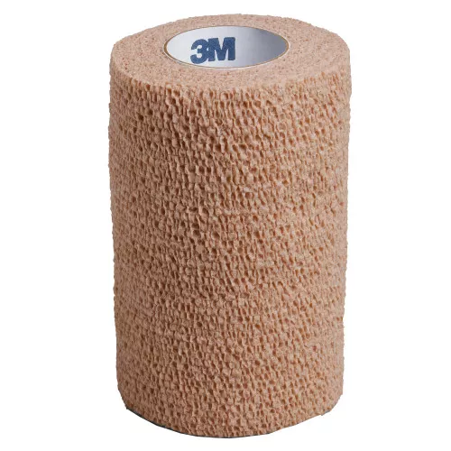 3M Coban Cohesive Bandage, 4'' x 5 Yard, Non Sterile, Pack of 1