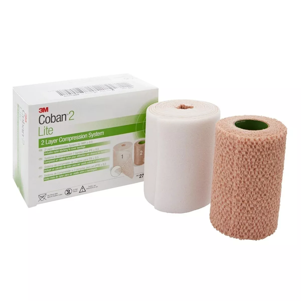 3M Coban2 Lite Self Adherent / Pull On Closure 2 Layer Compression Bandage System