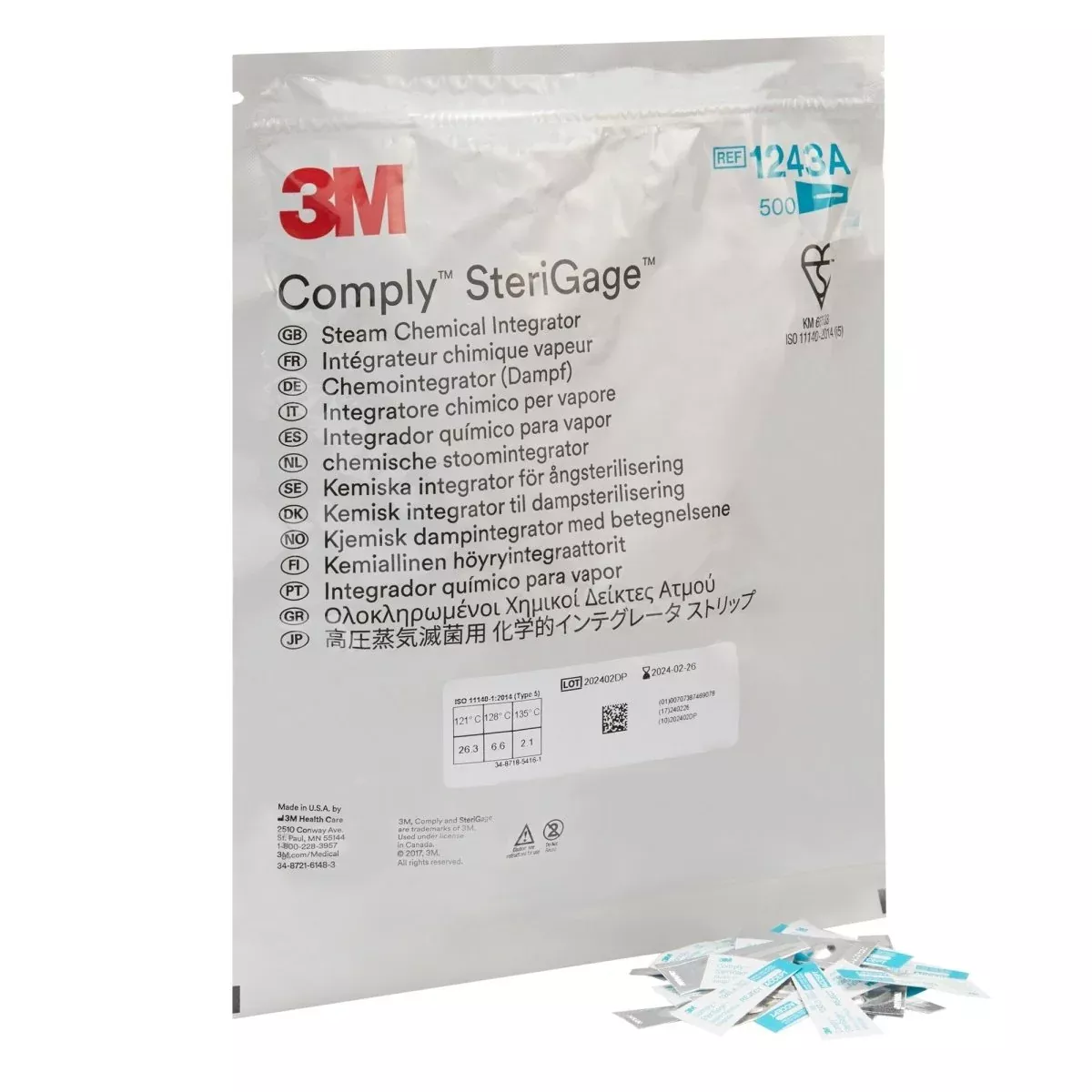 3M Comply Sterigage Chemical Integrator