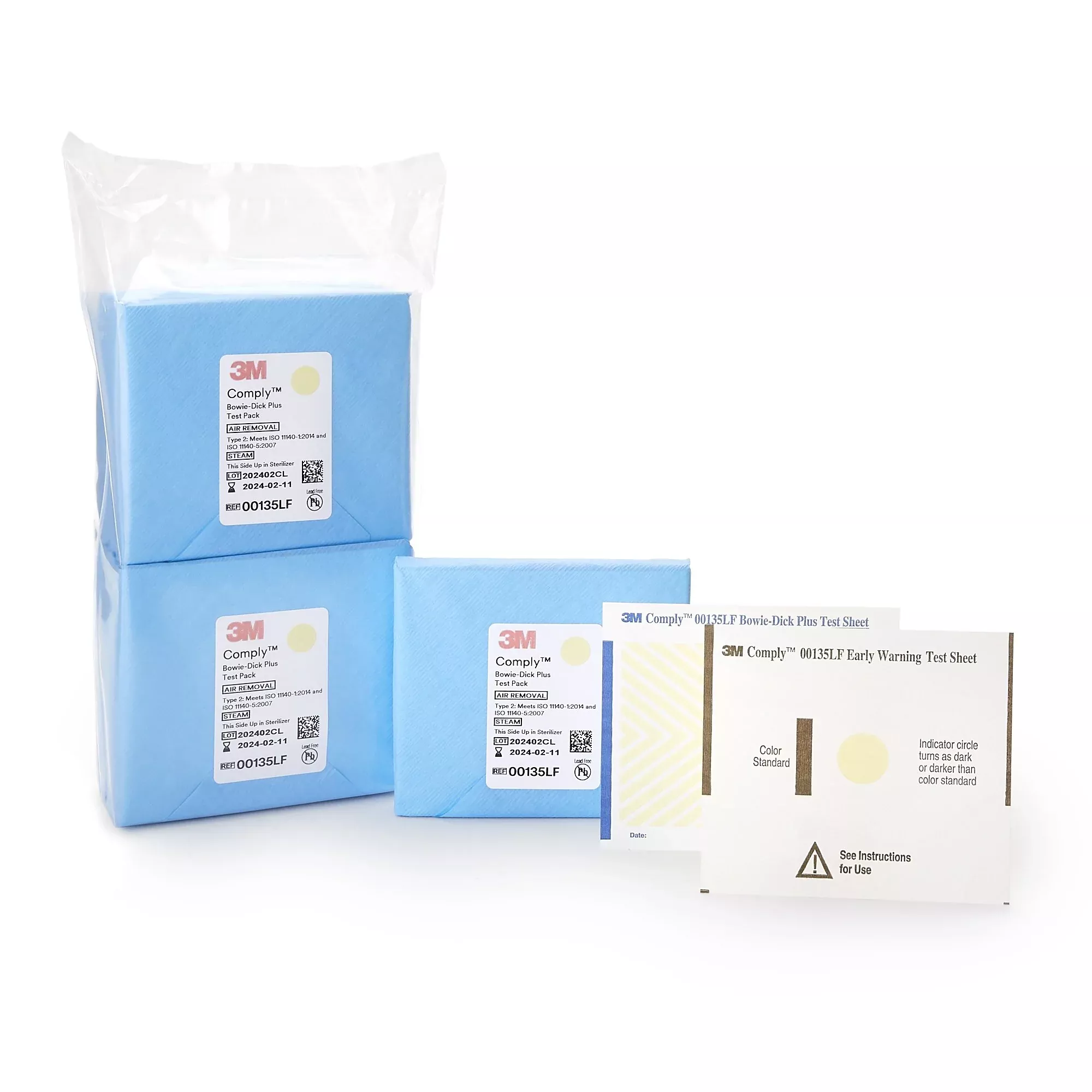 3M Comply Sterilization Bowie Dick Plus Test Pack