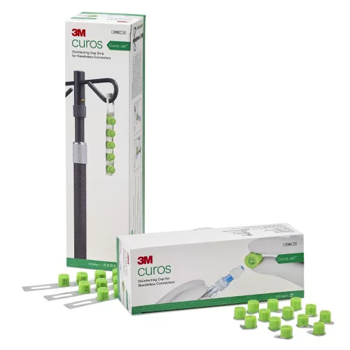 3M Curos Jet Disinfecting Cap For Needleless Connectors, CFJ5-250, Case of 1000