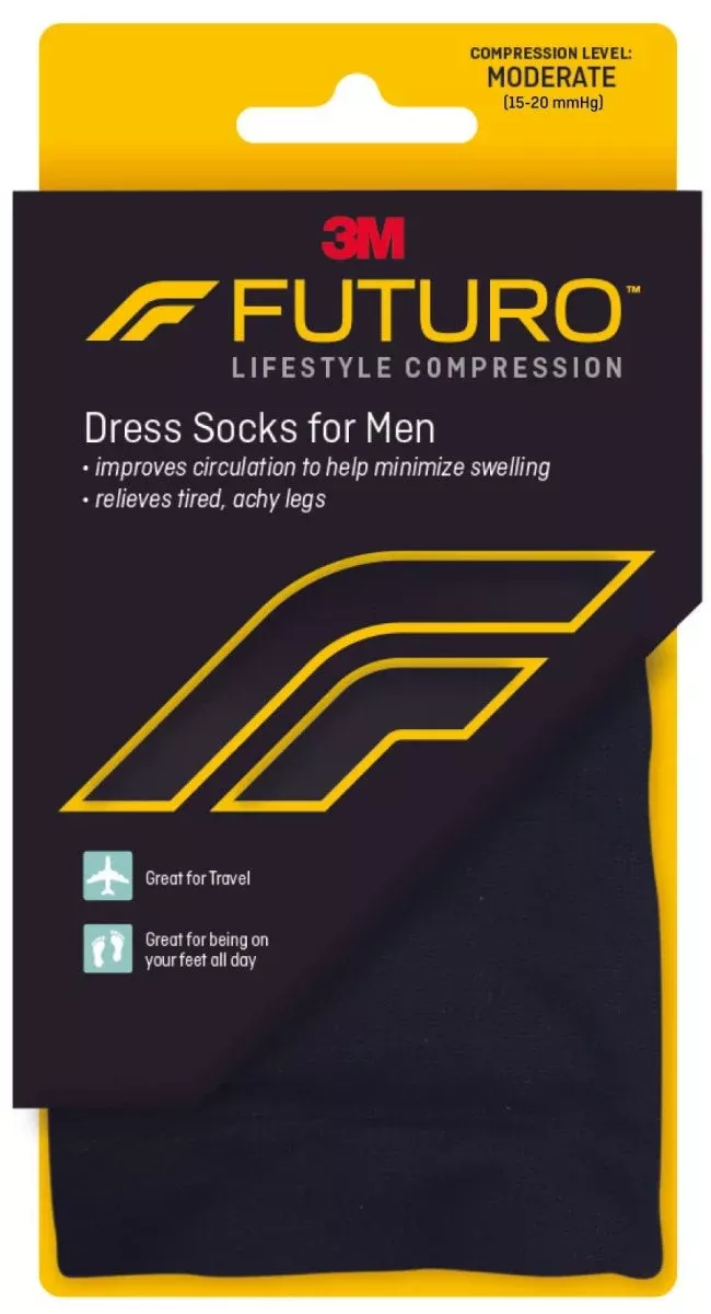 3M Futuro Revitalizing Dress Socks For Men