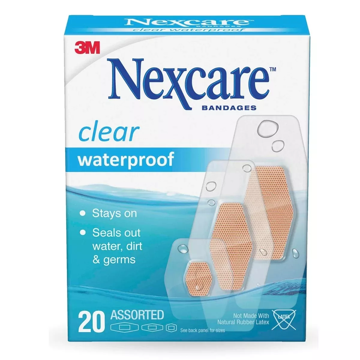 3M Nexcare Waterproof Adhesive Strips