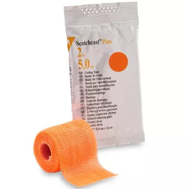 3M - Scotchcast Plus - 82002W - Tape, Cast Scotchcast 2 X4Yds Brt Org