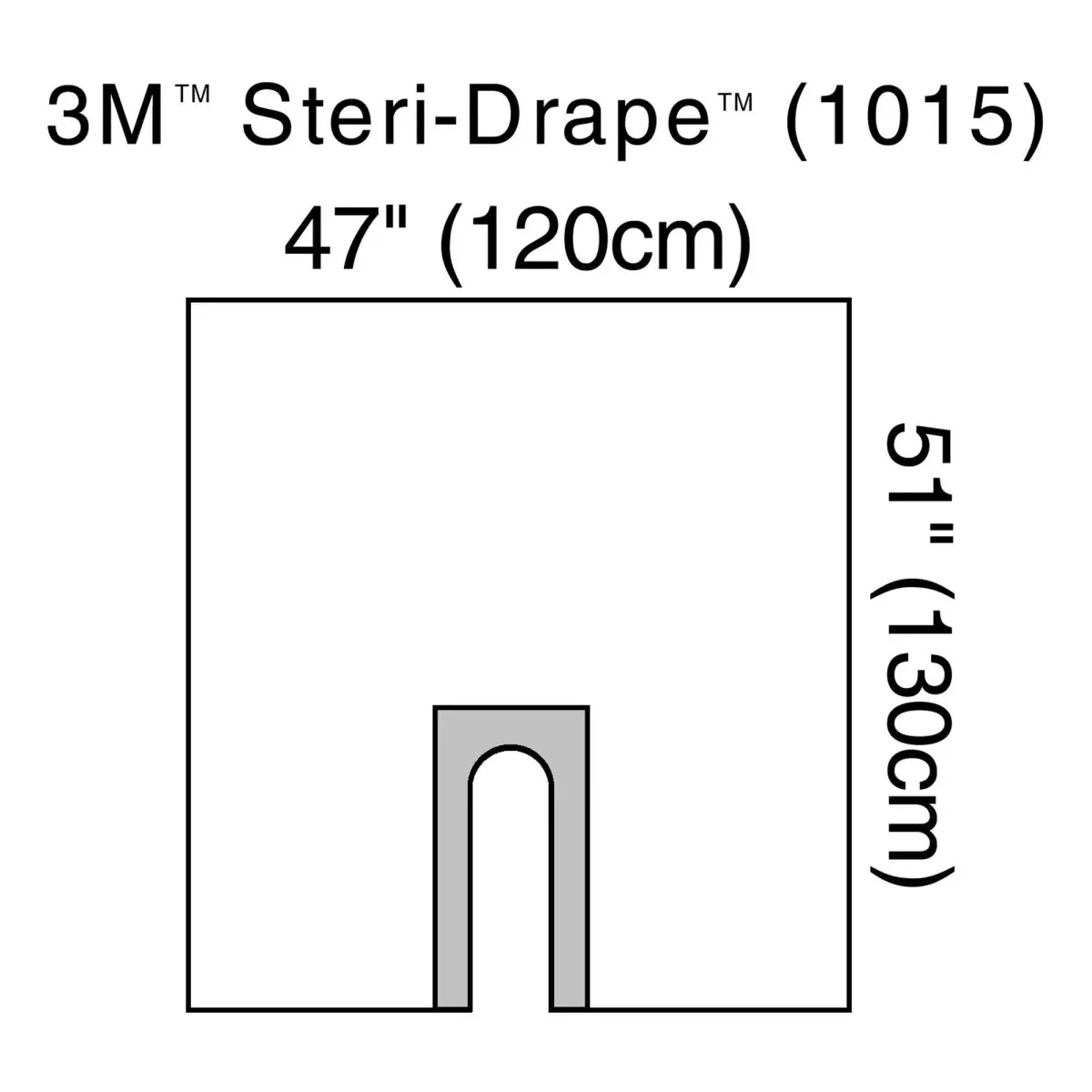 3M Steri Drape Sterile Orthopedic U Drape