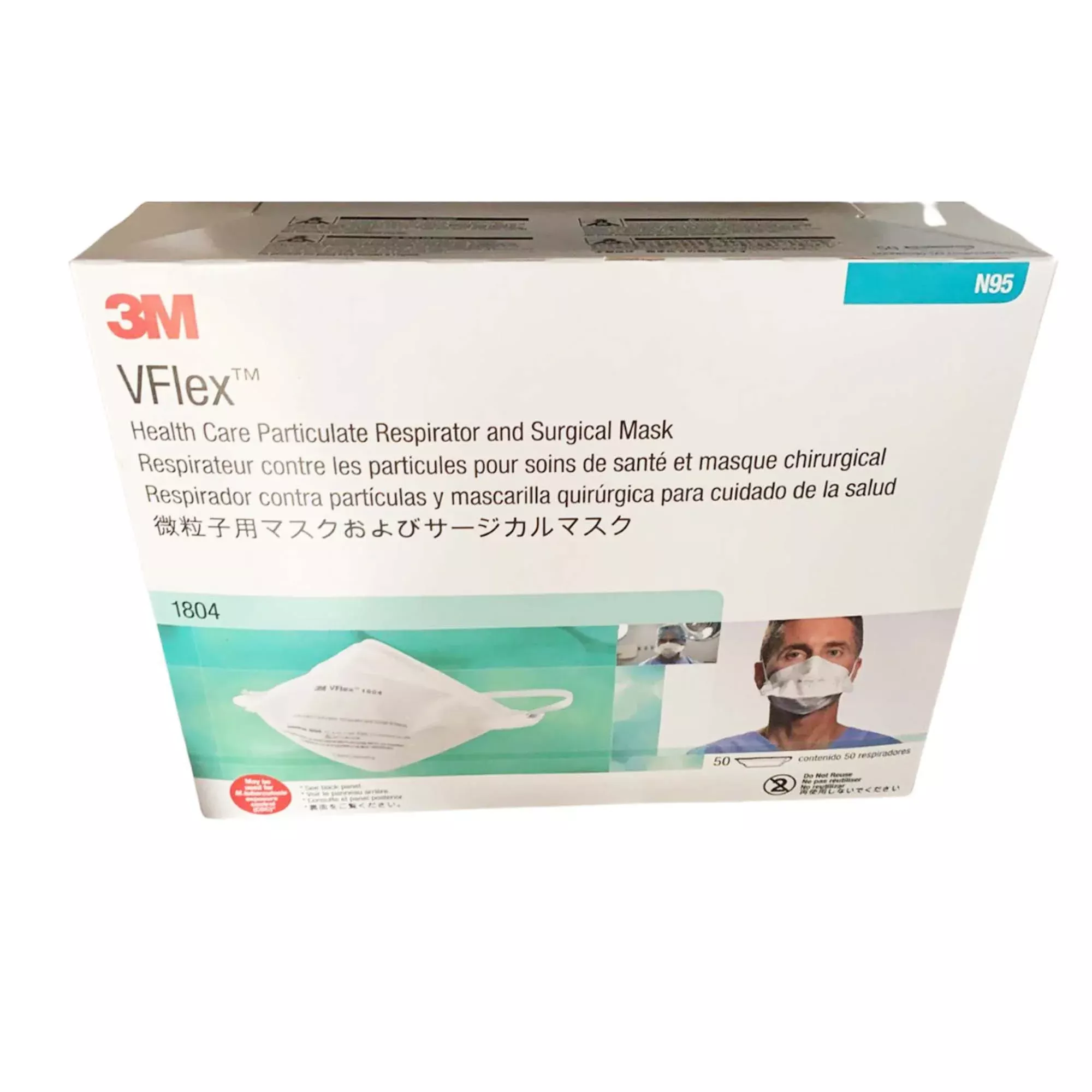 3M™ VFlex™ Health Care Particulate Respirator and Surgical Mask