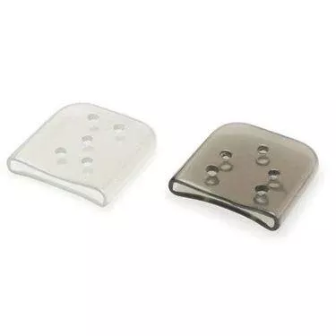 3mm x 25mm x 25mm Vented Instrument Guards Clear ,100 per Paxk