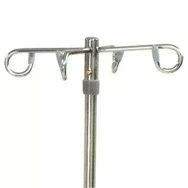 4-Leg Heavy Base IV Stand with 4 Hooks 4 Hooks ,1 Each