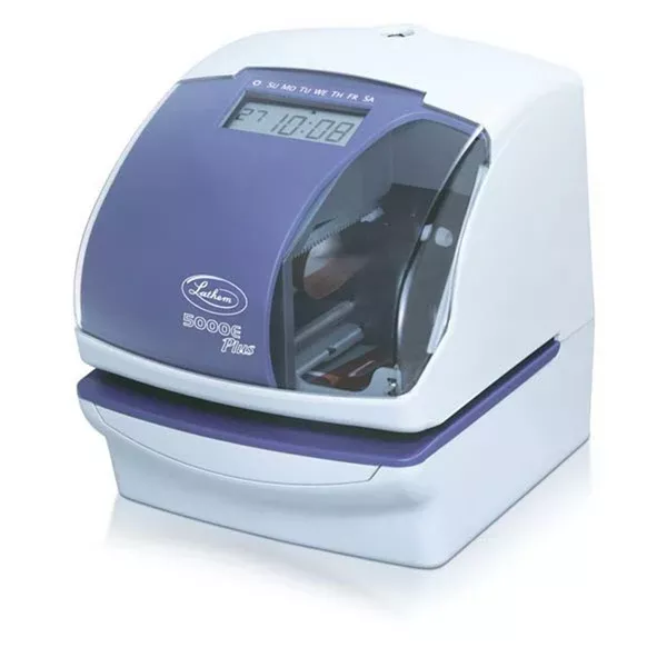 5000E Plus Electric Time Recorder Purple Replacement Ribbon ,1 Each