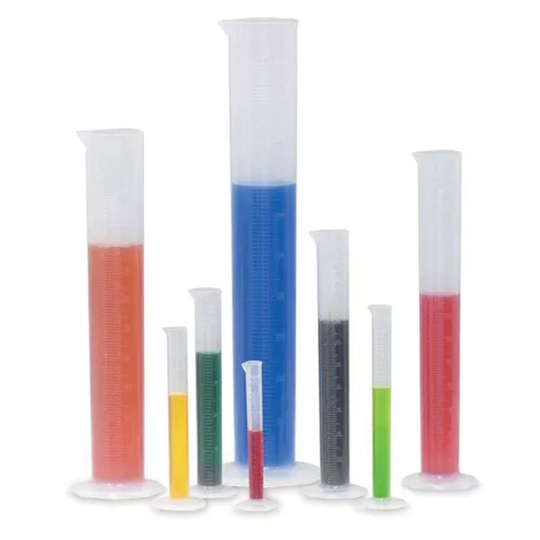 50mL Polypropylene Graduated Cylinder 50mL ,1 Each