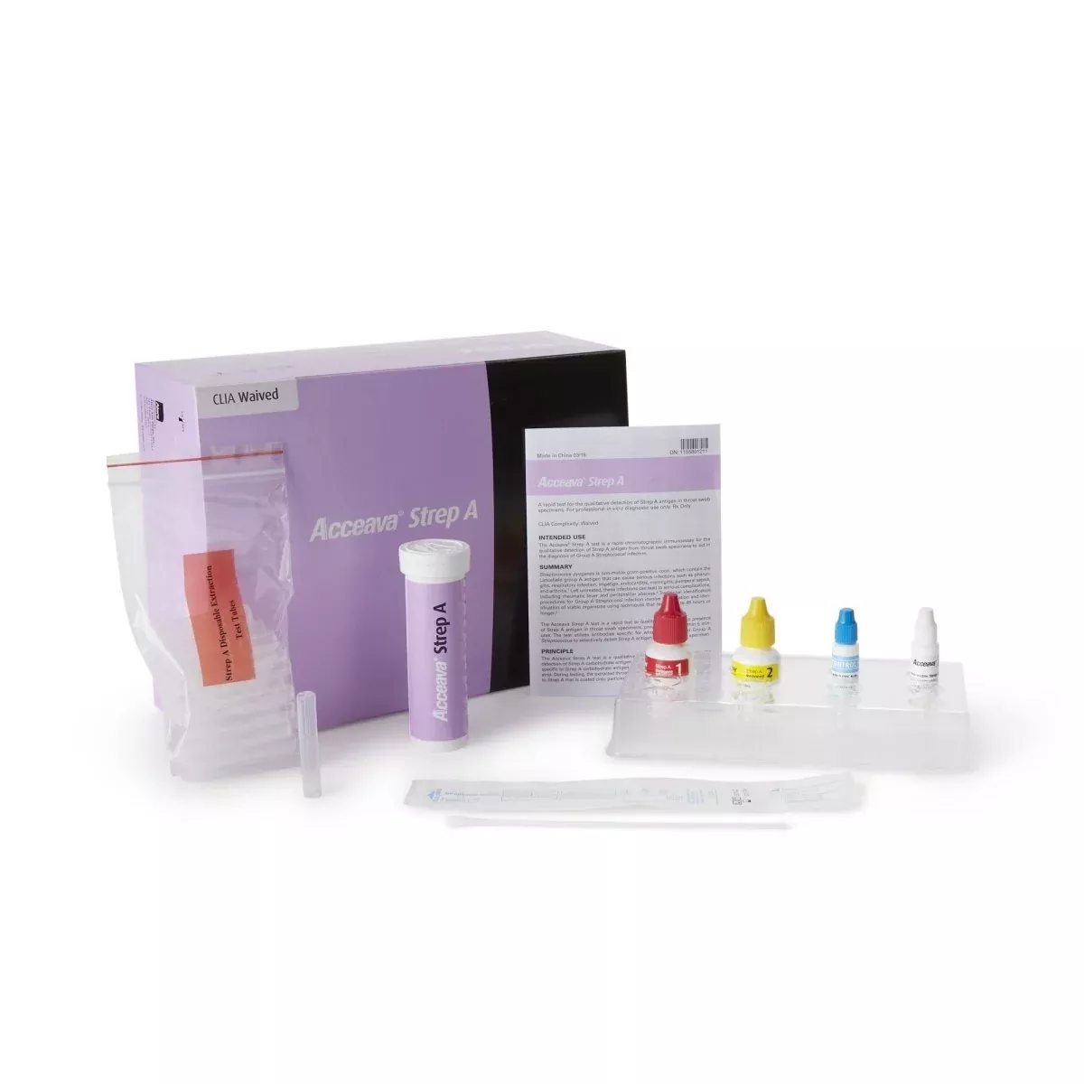 Acceava Strep A Infectious Disease Immunoassay Respiratory Test Kit