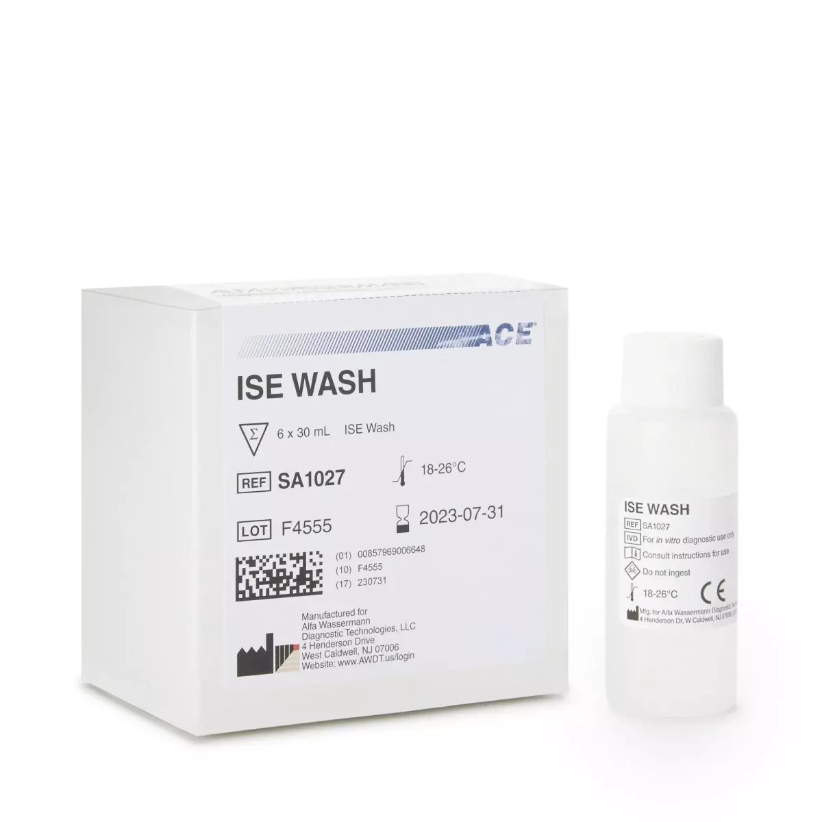 Ace Ise Cal A Ise Wash Solution For Use With Ion Selective Electrode (Ise) Systems