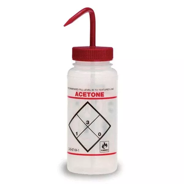 Acetone Leak-Proof Wash Bottles Acetone ,2 / pk