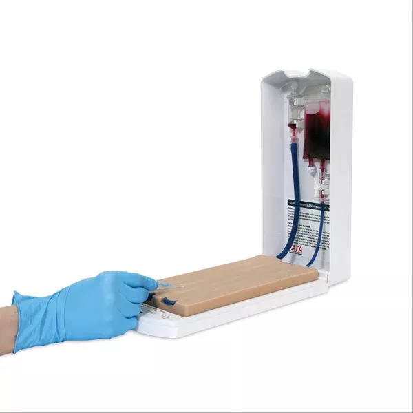 Advanced Model Venipuncture Training Aid Advanced Model with 7oz Simulated Blood and Back Plate ,1 Each