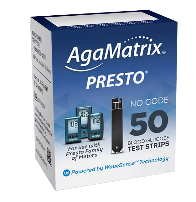 AgaMatrix Presto Test Strips