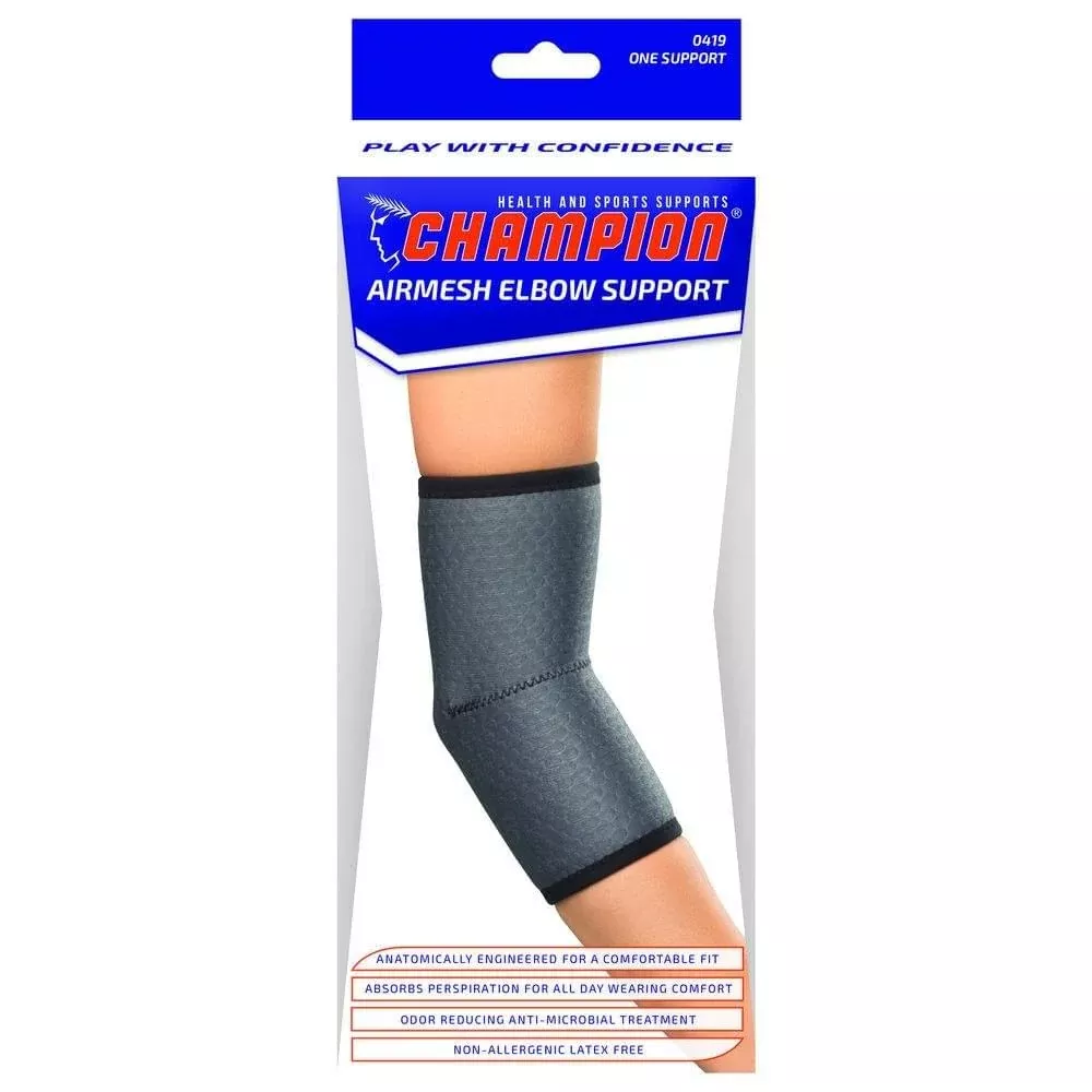 Airway Elbow Sleeve Charcoal Medium, 1 Each, 0419-M