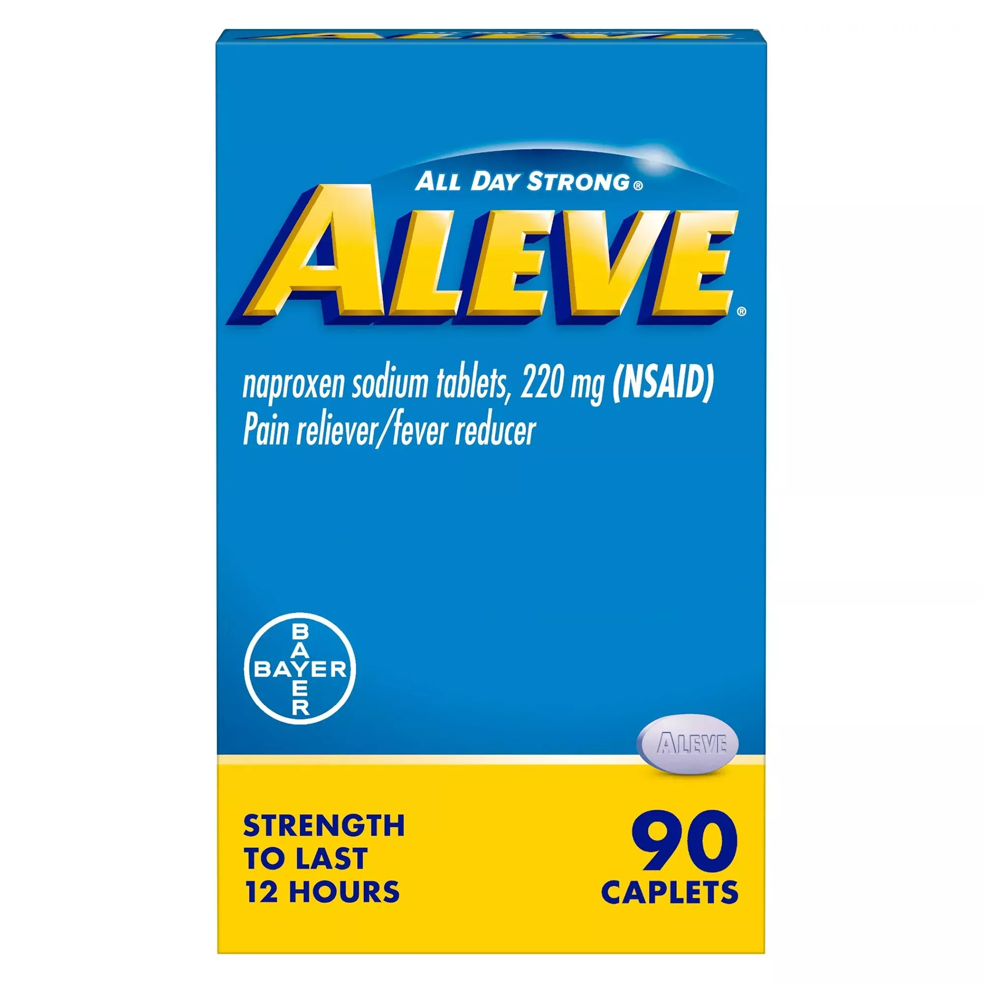 Aleve Naproxen Sodium Caplets