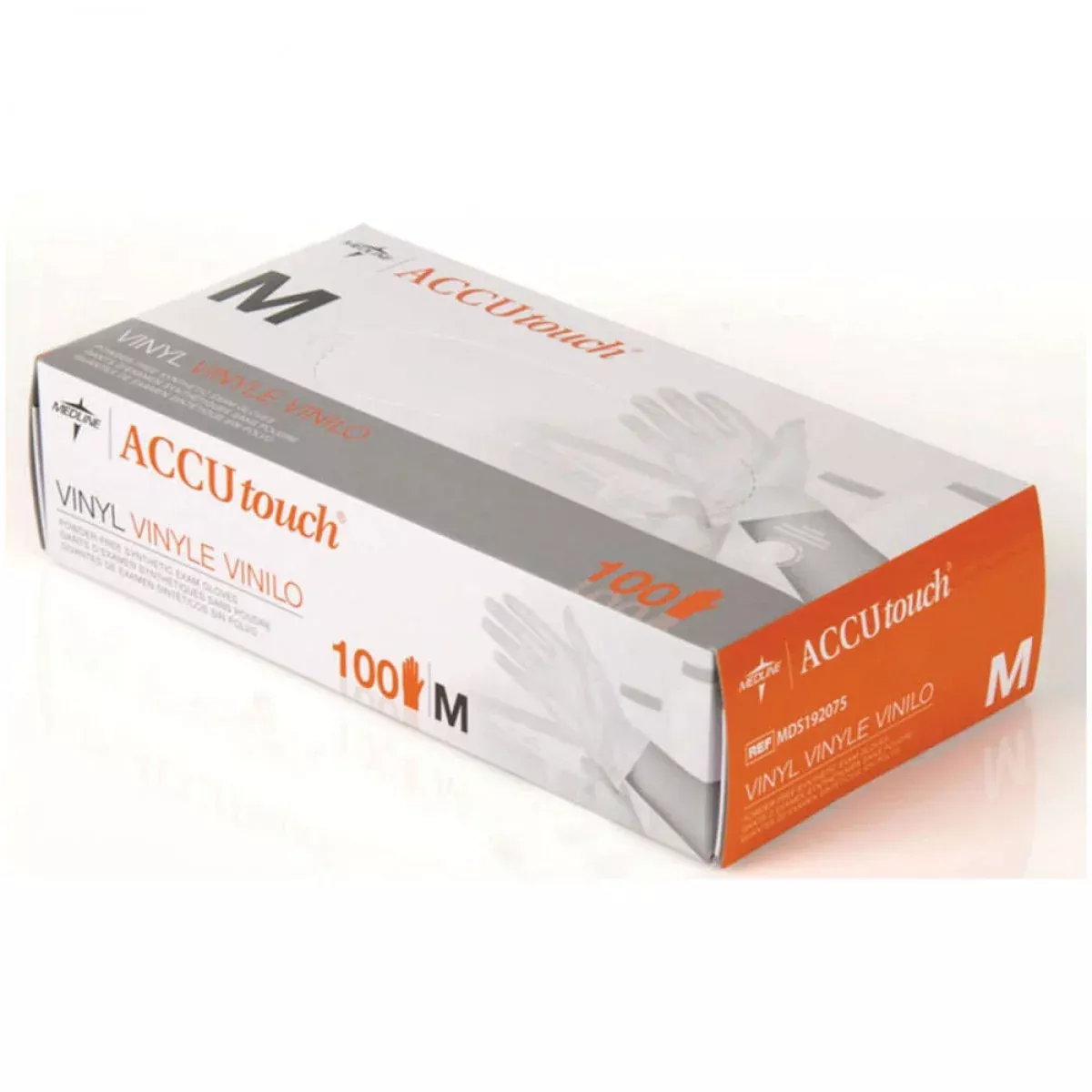 Aloetouch Gloves Powder-Free Clear Synthetic Medium - 100 Per Box