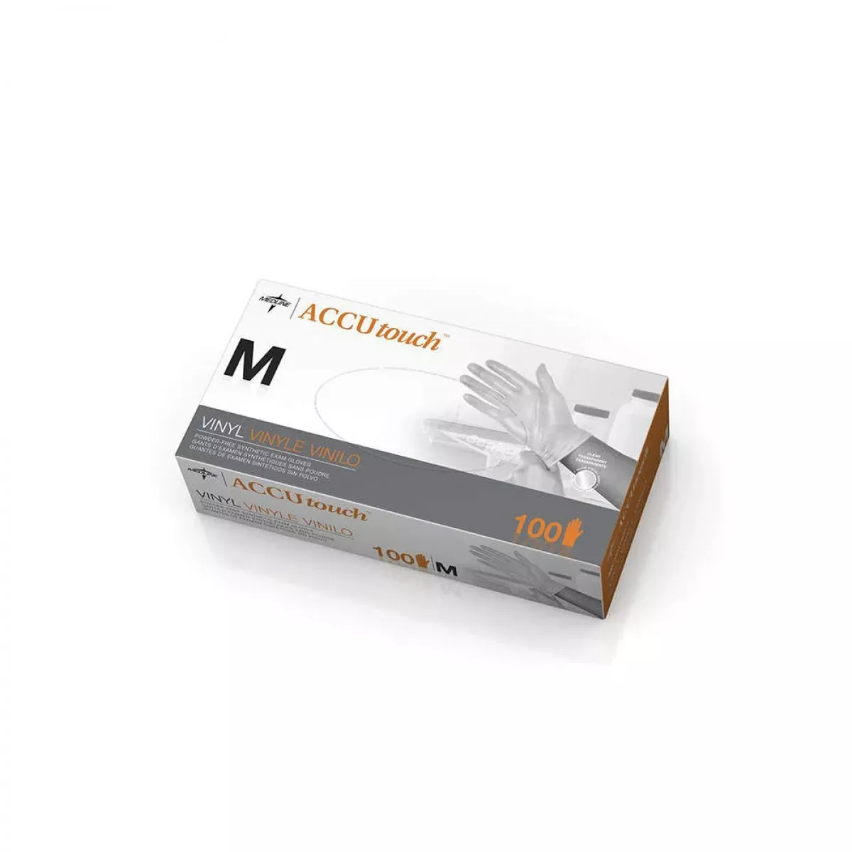 Aloetouch Gloves Powder-Free Clear Synthetic Small - 100 Per Box