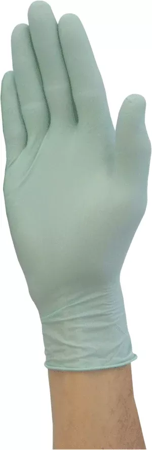 Aloetouch Gloves Powder-Free Light Green Nitrile Small - 1000 Per Case