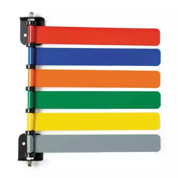 Aluminum Room ID System 4" Flags • Overall: 5"W x 1"D ,1 Each