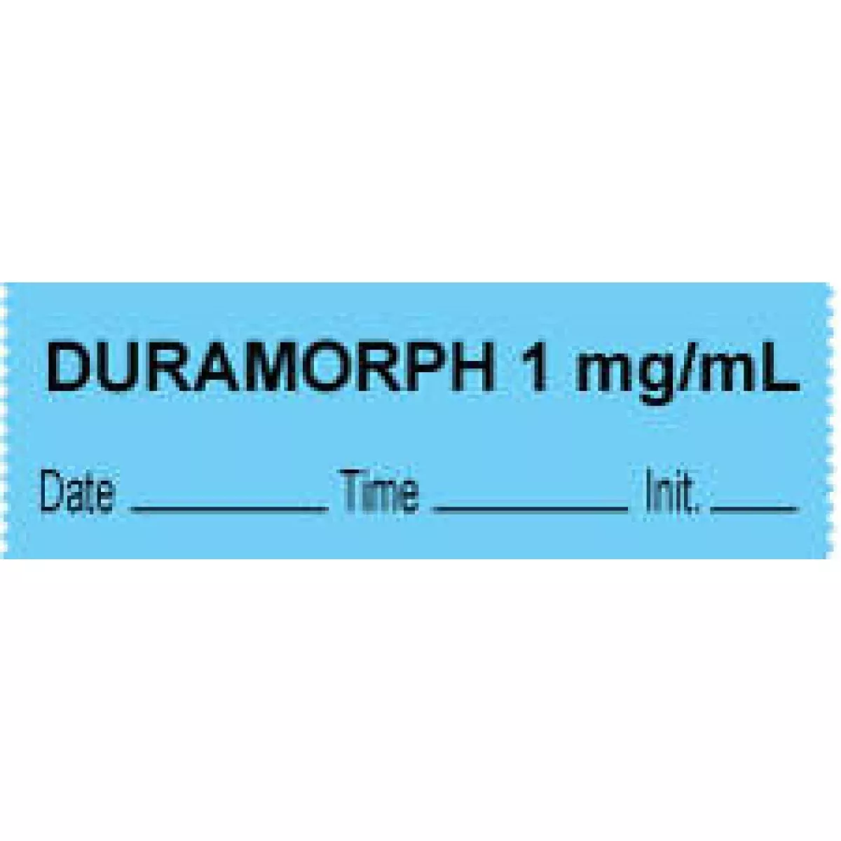 Anesthesia Tape With Date, Time & Initial (Removable) "Duramorph 1 Mg/Ml" 1/2" X 500" Blue - 333 Imprints - 500 Inches Per Roll