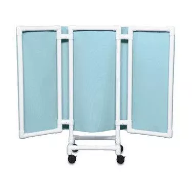 Antimicrobial Privacy Screens MarketLab 53" Wheeled Privacy Screen ,1 Each