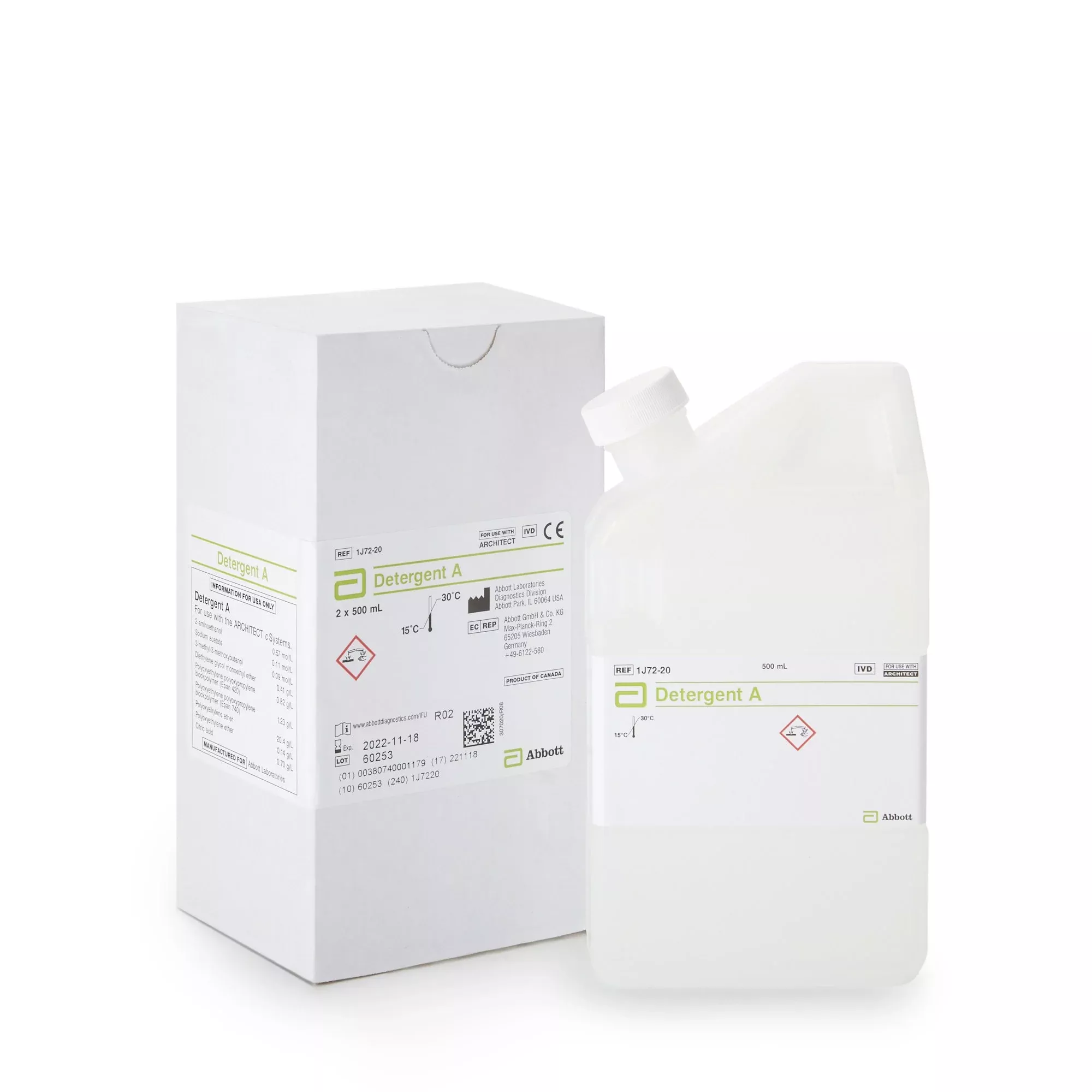 Architect Detergent A Reagent For Use With Architect C16000 Analyzer