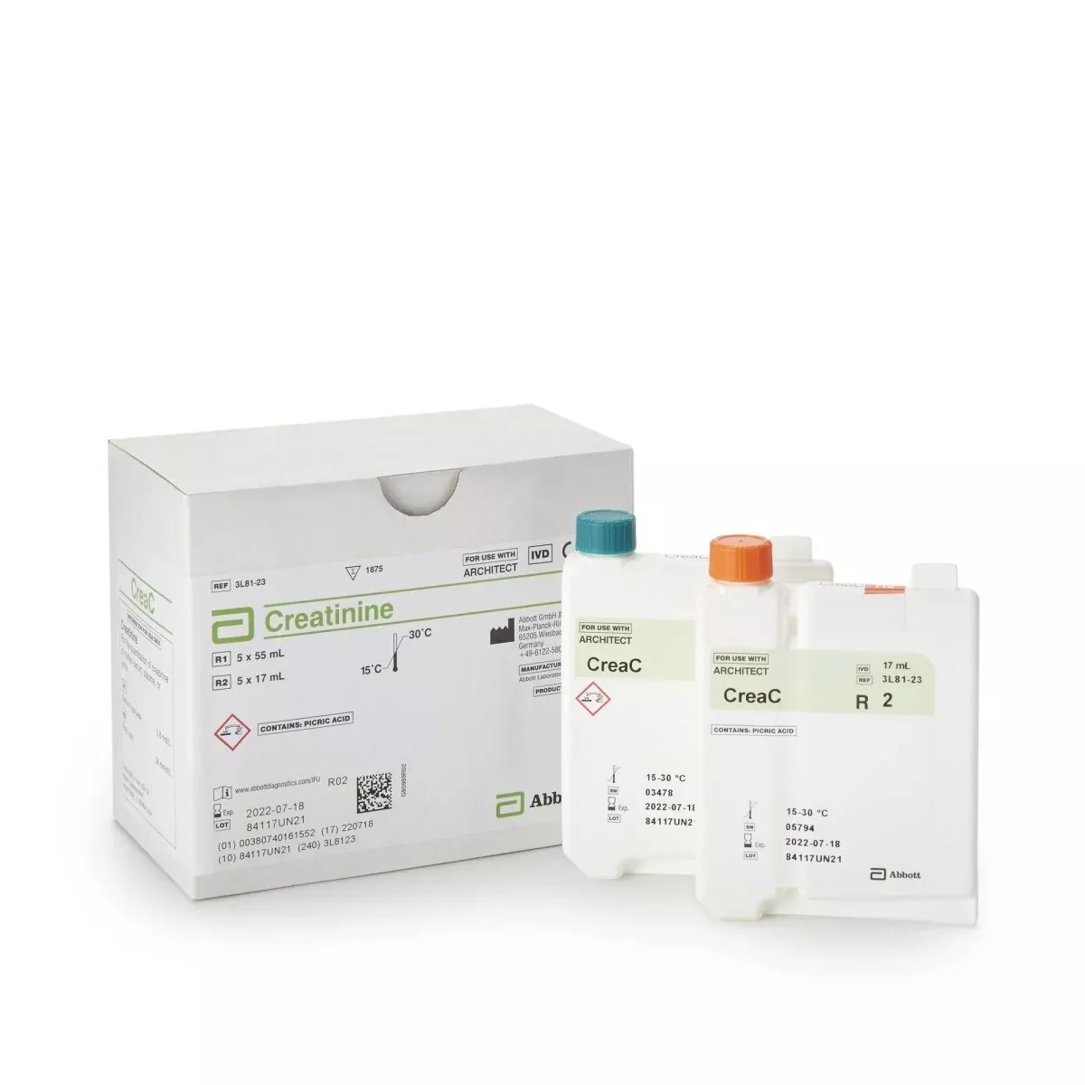 Architect Reagent Creatinine Test For Use With Architect C16000 Analyzer