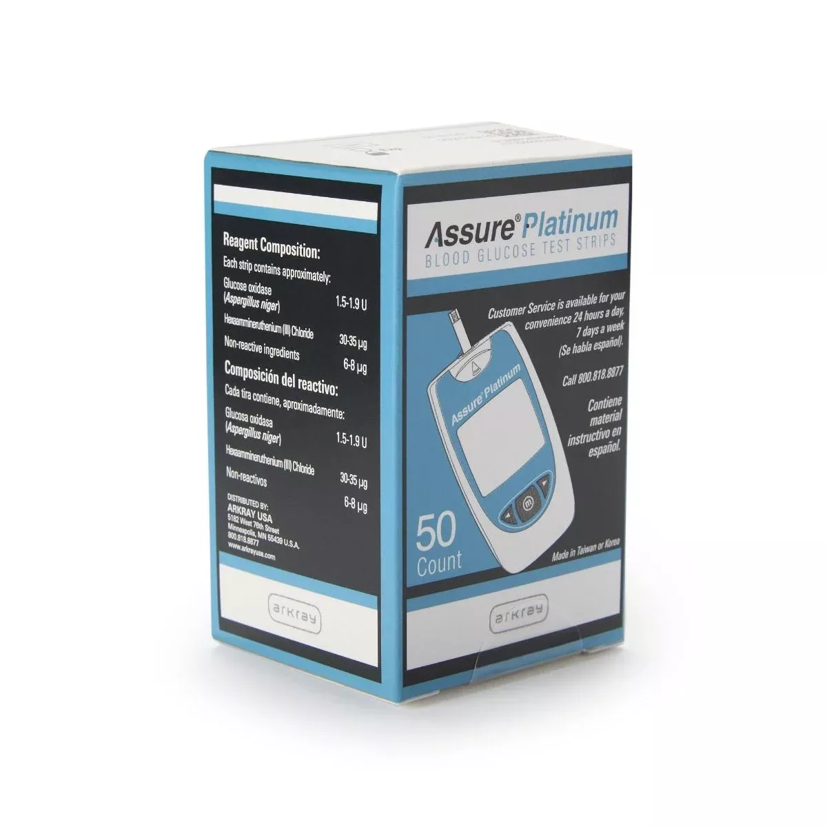 Arkray Assure Platinum Blood Glucose Test Strips