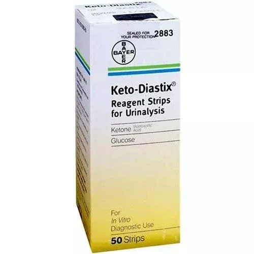 Ascensia Keto-Diastix Reagent Strips for Urinalysis Testing