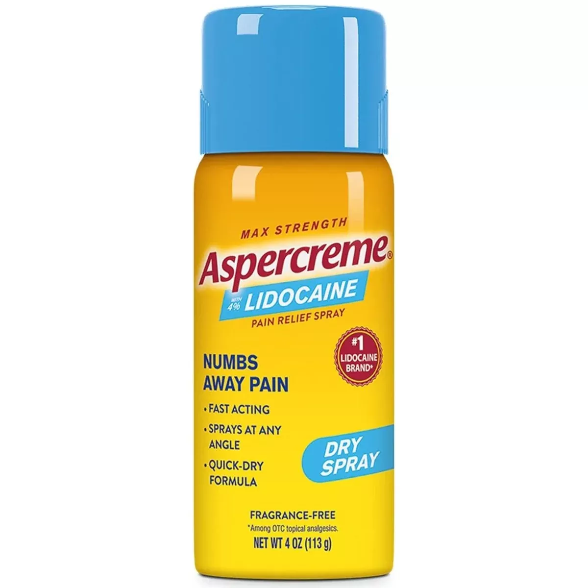Aspercreme Max Lidocaine Topical Pain Relief Spray