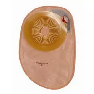 Assura 1-Piece Closed Pouch Oval Precut 1-1/4", Opaque